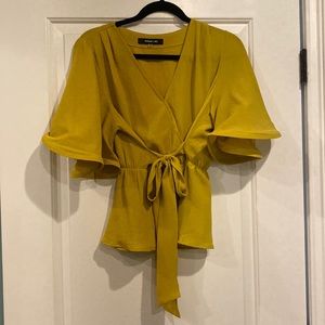 Spring time yellow cross over top